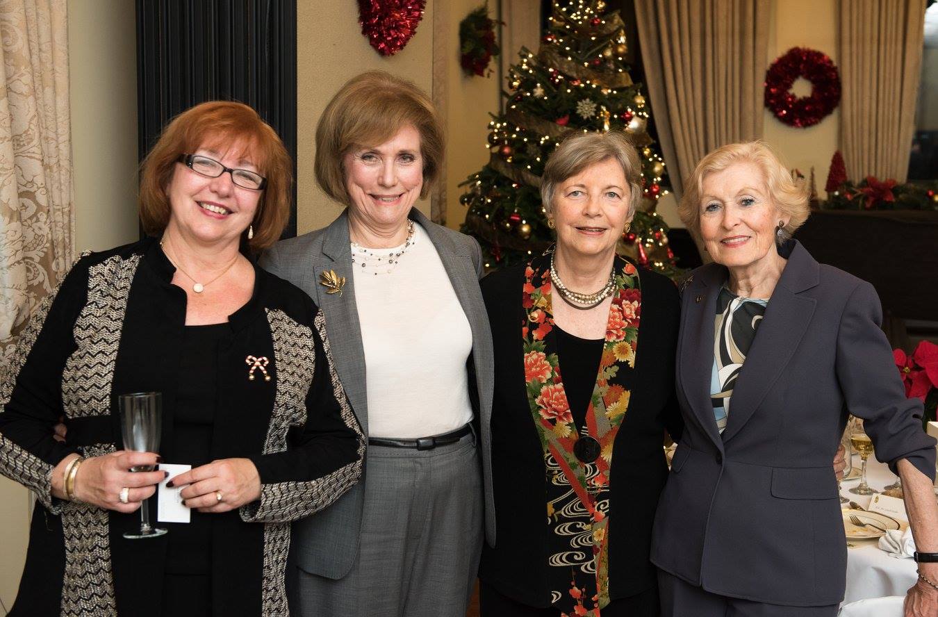 Dr. Ágnes Virga, Ms. Anne C. Bader, Coalition Chair Emerita Edith K. Lauer, Mrs. Eva E. Voisin