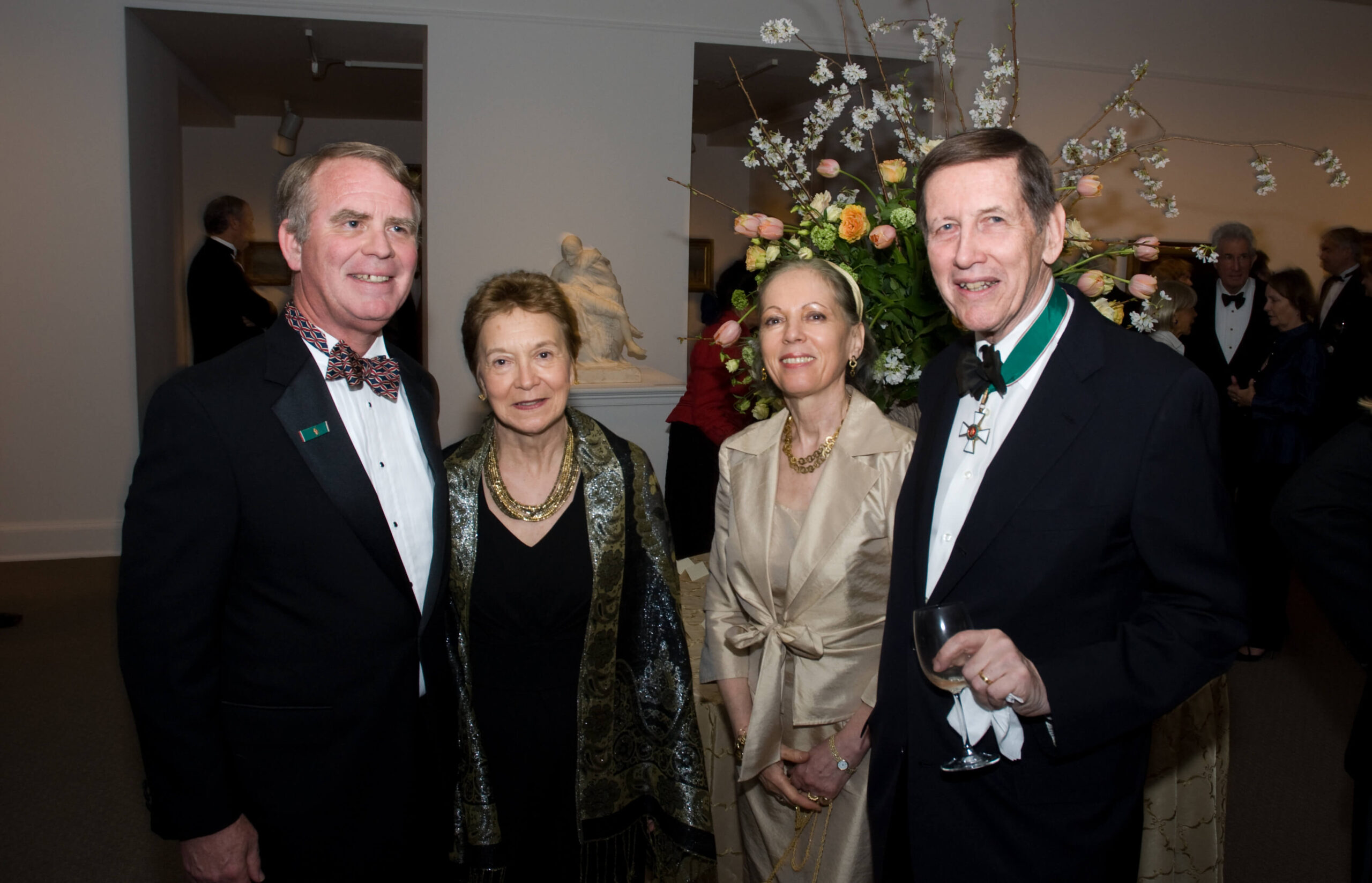 Ambassador Thomas Robertson, Mrs. Antoinette Robertson, Mrs. Anikó Pásztory, Mr. Blaise Pásztory