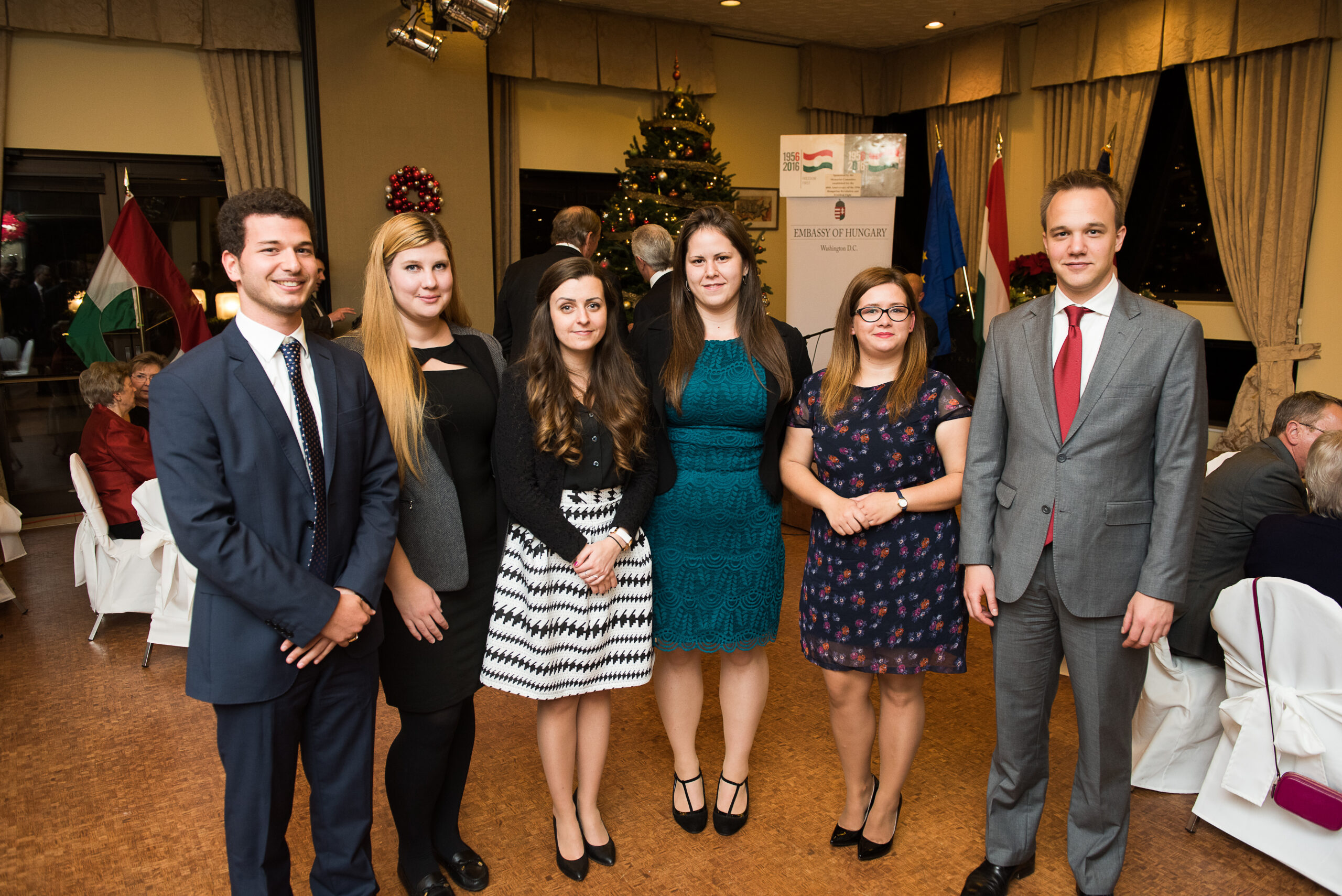2016 Fall Coalition Interns -Mr. Tamás Forrai, Ms. Dorottya Bobák, Ms. Mária Béres, Ms. Alexandra Tari, Ms. Sarolta Borzási, Mr. Áron Giró-Szász