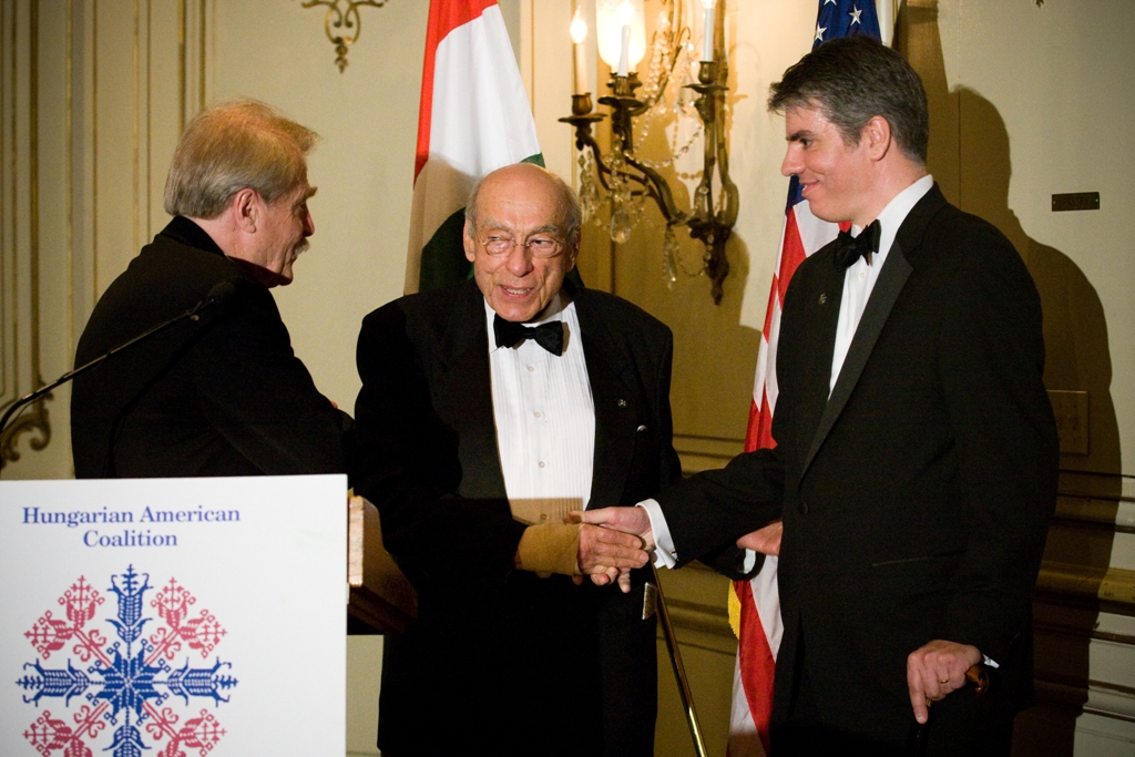 Dr. August J. Molnár receives the Coalition's award