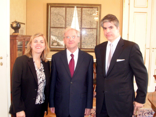 eaders of the Hungarian American Coalition Coalition President Maximilian Teleki, and Vice President Andrea Lauer Rice were received by László Sólyom, President of the Republic of Hungary, in his office at the Sándor Palace in Budapest’s Castle district. on June 9, 2007. Coalition leaders requested the meeting to urge President Sólyom to visit Hungarian American communities in the United States, which would strengthen bilateral relations and help efforts to obtain favorable treatment for Hungary and other new EU members in the currently debated visa waiver legislation.