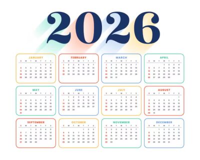 2026 Calendar