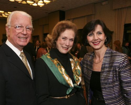 Mr. Joseph Bader, Mrs. Anne Bader, Mrs. Nada Simonyi
